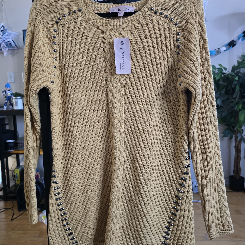 Philosophy Women's Tan Sweater